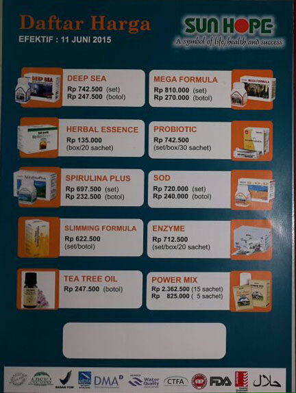 harga baru sunhope